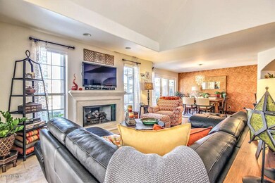 High Ceilings w/Recessed Lighting