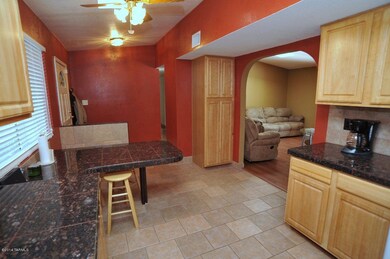 Kitchen to Dining to Living