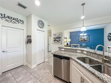 beautiful accent wall with dining or office space