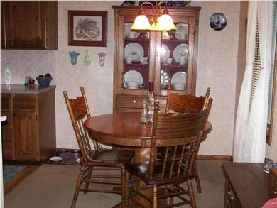 The dining room.