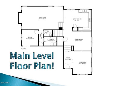 Floor Plan, Main Level