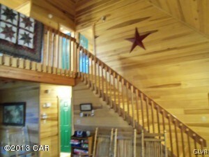 Open stair to loft