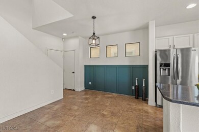 Dining area, coat closet