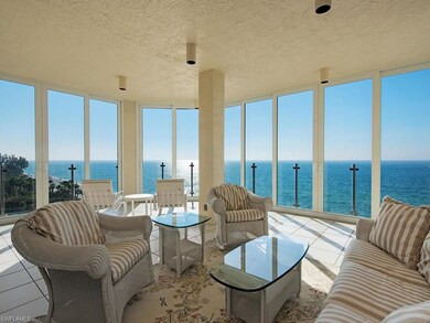 Very large lanai.  To left out of sight is a table