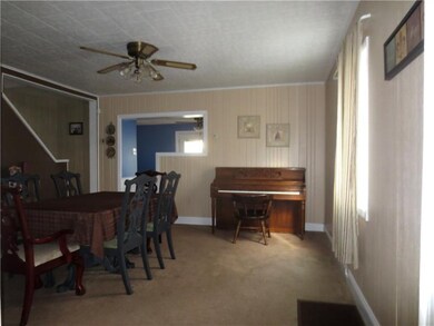 Dining room. Updated paint and brand new baseboard