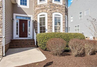 Front entrance to the home