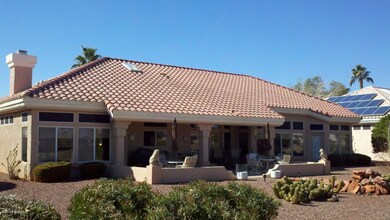 back of home from the golf course