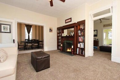 Family Room w/ Decorative Fireplace