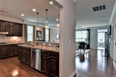Enter kit space from hallway or dining area-