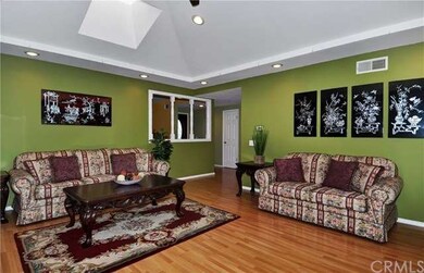 Living Room with Skylight