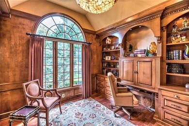 Private 1st Floor Den Lead Glass French Door Entry