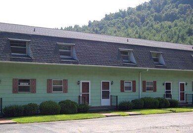 Entrance to the units.