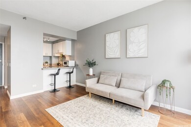 LIVING, DINING, BREAKFAST BAR