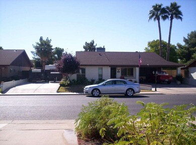 View to the south from the carport