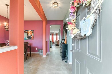 No expenses spared on upgrades and custom touches. Custom paint really liven up this space and the colors marry so well and flow throughout...