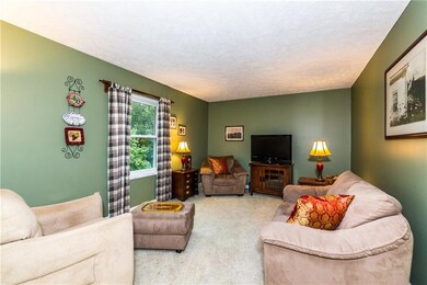 Spacious family room is located on the main level 