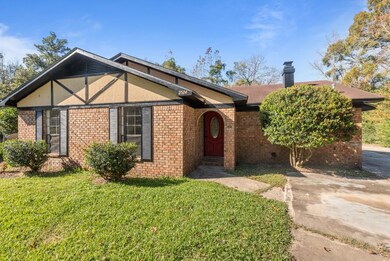 View of front of home with a front lawn