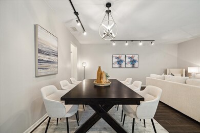 Enough space for  8 seater dining table