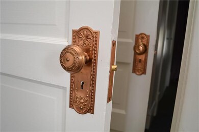 All the original brass hardware has been meticulou