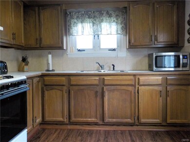 Eat in kitchen with new floors.
