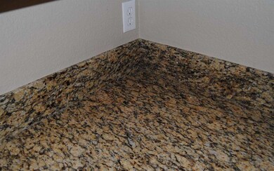 Solid Slab Granite Counters!