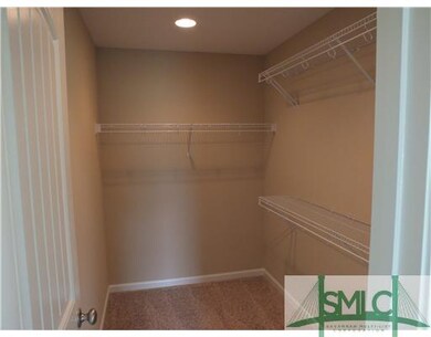 Master Bedroom. Huge walk in closet in Master