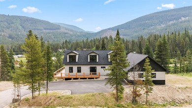 Front view of home in beautiful mountain setting!