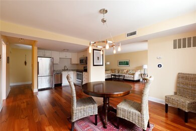 Dining room view to kitchen and living room