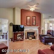 fireplace in living room