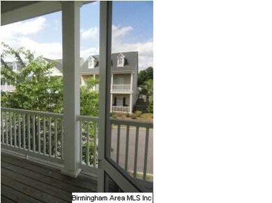 Porch off upper bedroom with screened door