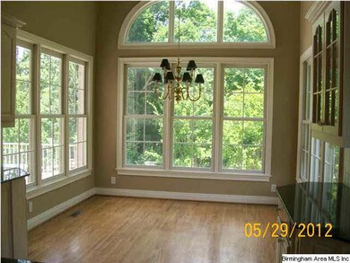 eating area of kitchen