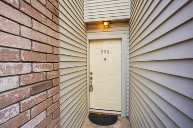 This photo shows a welcoming front entrance with a