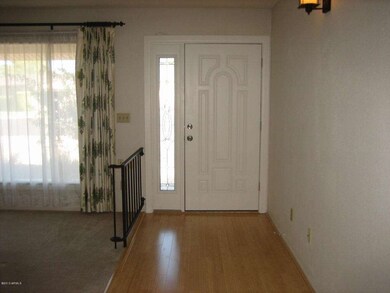 Entry with bamboo flooring
