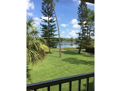 View from the lanai, over the common grounds to th