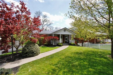 Beautiful level front yarding entry