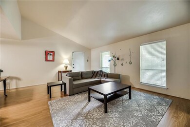 Charming open floor plan with vaulted ceilings in 