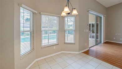 Dinette Area just off the Family room overlooks th