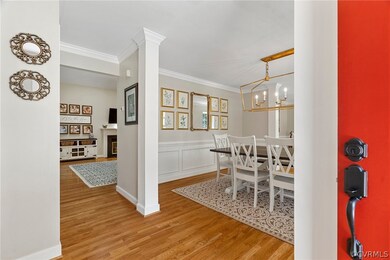 View as you enter the front entryway looking into