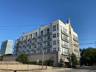 Side view of building from Westheimer street.