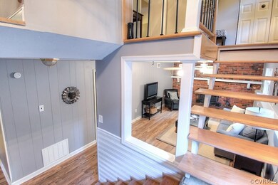 Super cute and unique floor plan with modern foyer