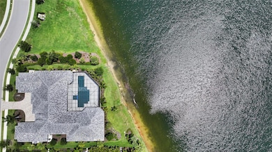 Complete privacy on lanai. Pool is 50 ft. long and 22 ft wide.
