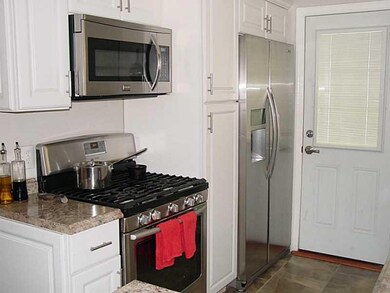 Kitchen. Stainless steel appliances come with this