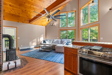 Open concept kitchen & living