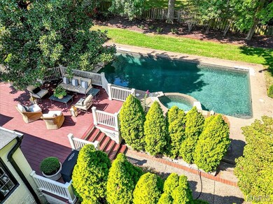 Secluded in ground pool