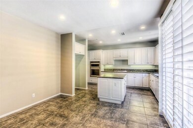 Dining area and kitchen.
