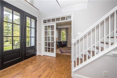 2-story Foyer with custom double front door, upgra