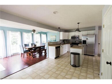 Large open kitchen with brand new appliances