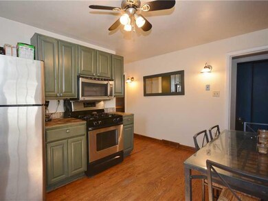 Kitchen. The equipped eat-in kitchen is shown in t