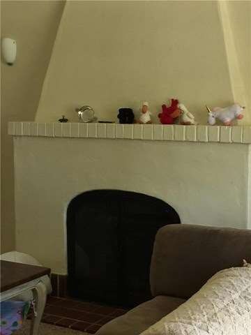 Fireplace in living room
