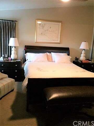 Master Bedroom with Mirrored Closet Doors